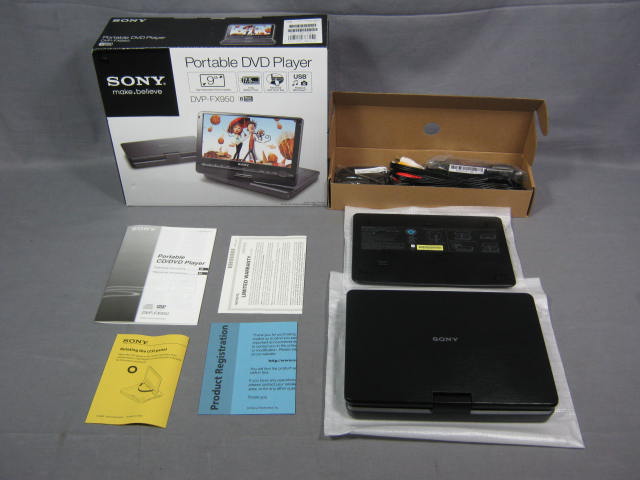NEW Sony DVP-FX950 Portable DVD Player 9" LCD Screen NR