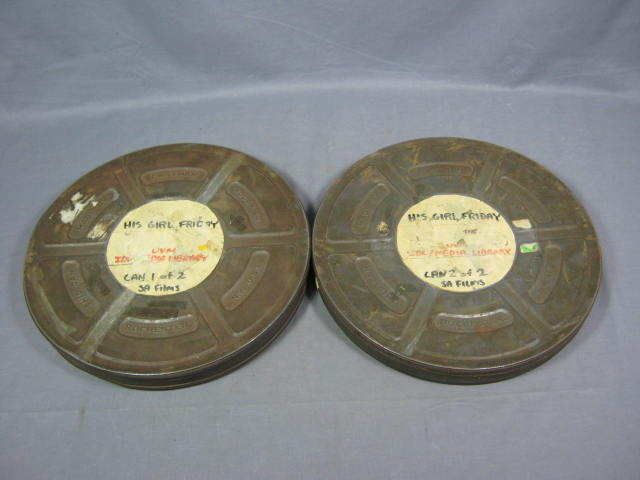 Vtg 16mm Movie Film His Girl Friday Cary Grant 1940 NR!