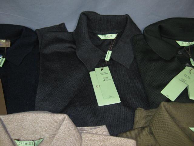 7 NEW Dalmine Cashmere +Merino Wool Sweater Lg 52 Italy 5
