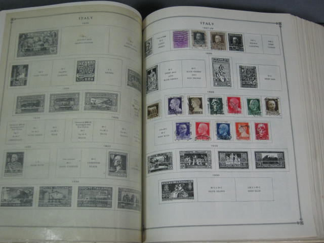 Scott International Postage Stamp Albums Part I + II NR 49