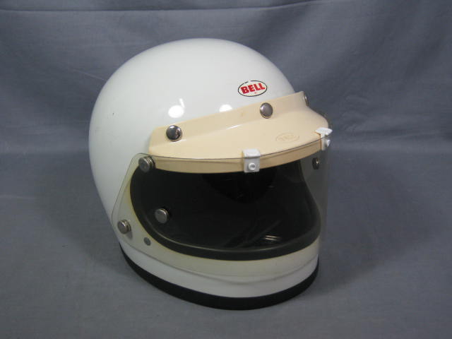 Vtg 1970s Bell Star 120 Full Face Motorcycle Helmet NR!