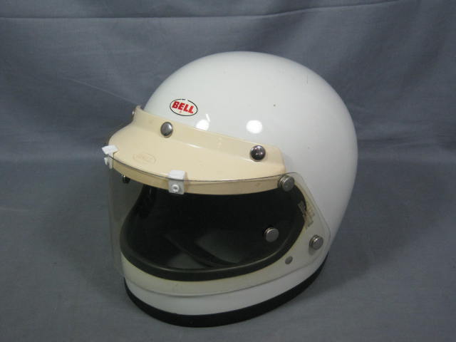 Vtg 1970s Bell Star 120 Full Face Motorcycle Helmet NR! 1