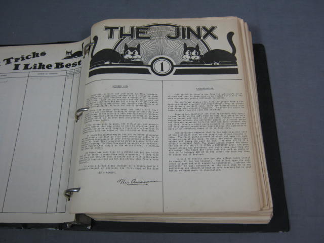 Vtg 1934-68 The New Jinx 1-151 Magic Trick Magazine Lot 2