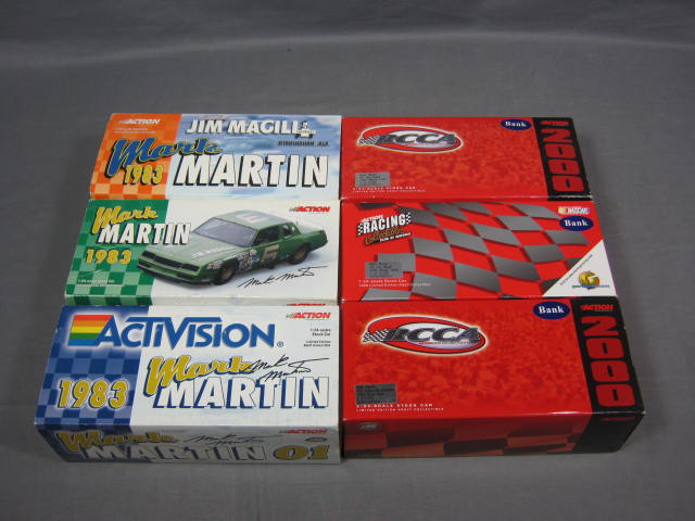 3 1983 Mark Martin NASCAR Car Banks 01 4 6 Jim Magill 1