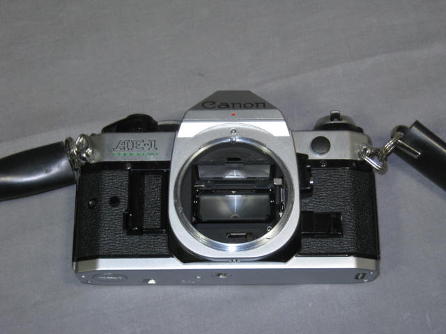 Canon AE-1 Program Camera 50mm 1.8 28-80 75-205 Zoom ++ 7