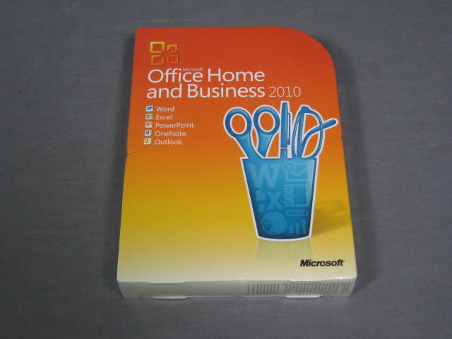 NEW Sealed Microsoft Office Home and Business 2010 NR!