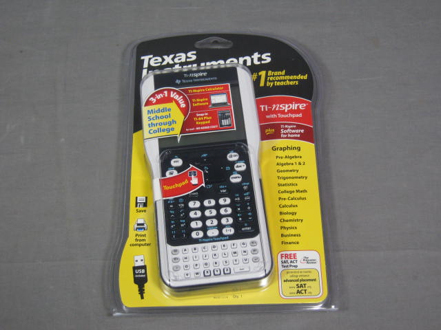 NEW Texas Instruments TI-nspire Calculator W/ Touchpad