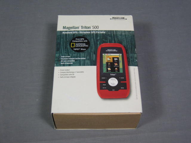 NEW Magellan Triton 500 Handheld GPS Receiver W/ Box NR