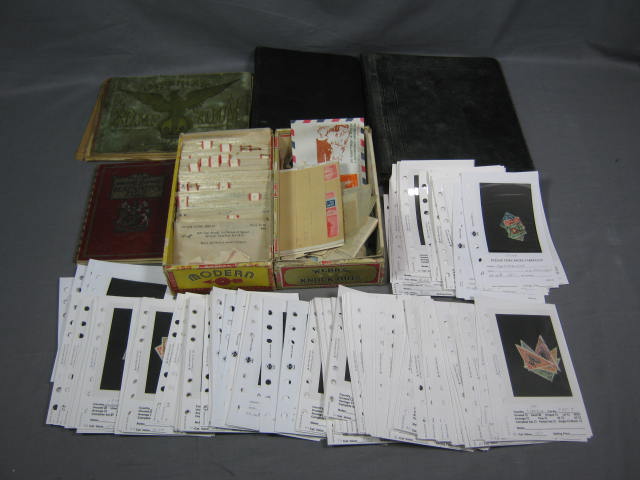 Vtg Antique 1850-1948 US Stamp Collection Album Lot NR!