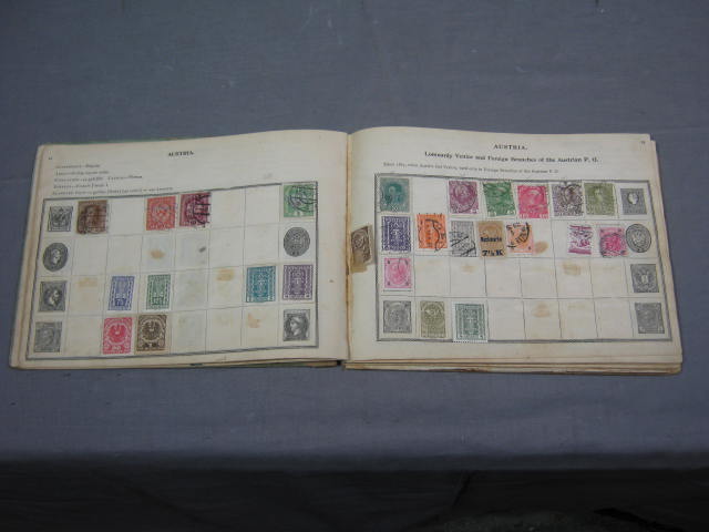 Vtg Antique 1850-1948 US Stamp Collection Album Lot NR! 6