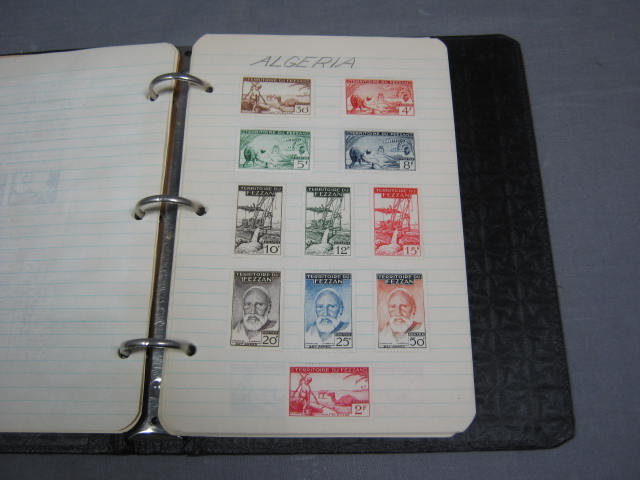 Vtg Antique 1850-1948 US Stamp Collection Album Lot NR! 7