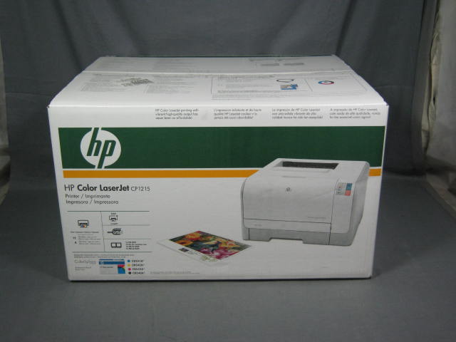 NEW Hewlett Packard HP Color LaserJet Printer CP1215 NR