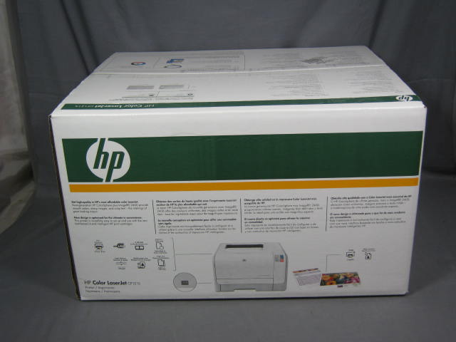 NEW Hewlett Packard HP Color LaserJet Printer CP1215 NR 1