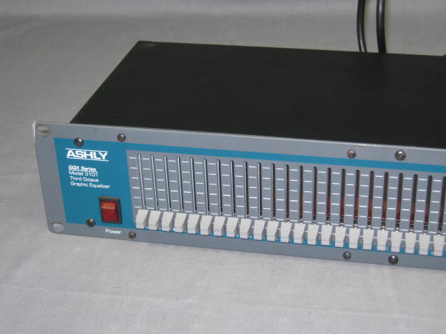 Ashly GQX Series 3101 Third Octave Graphic Equalizer EQ 1