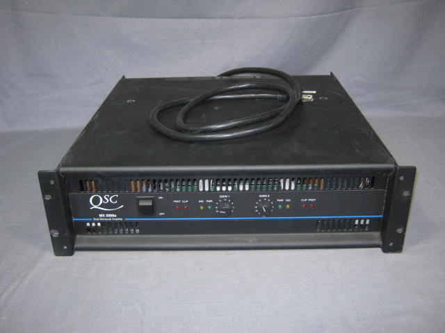QSC MX 2000a Dual Monaural Mono Power Amplifier Amp NR!