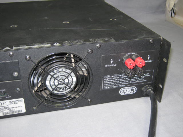 QSC MX 2000a Dual Monaural Mono Power Amplifier Amp NR! 5