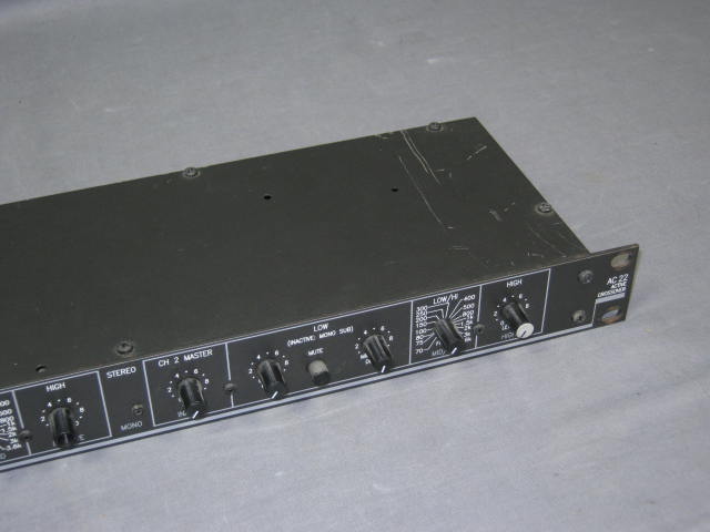 Rane AC 22 Stereo 2 3 Way Rackmount Active Crossover NR 2