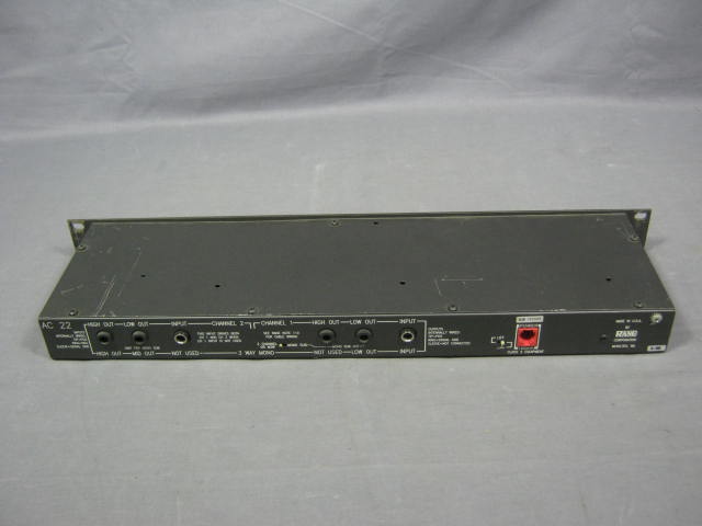 Rane AC 22 Stereo 2 3 Way Rackmount Active Crossover NR 5