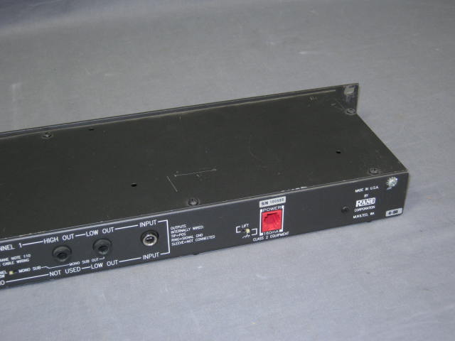 Rane AC 22 Stereo 2 3 Way Rackmount Active Crossover NR 7