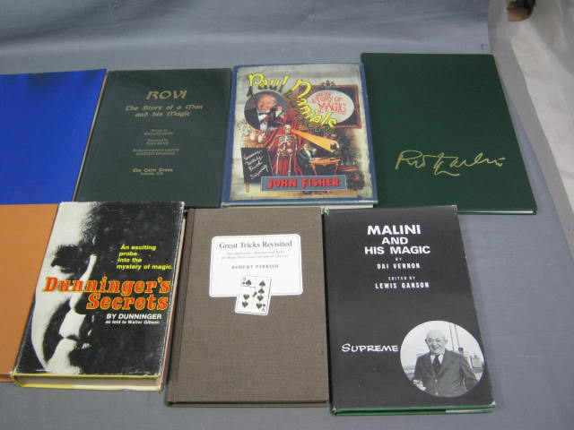 Vtg 1970s-2000 Magic Book Lot Rovi Harbin Booth Malini+ 4