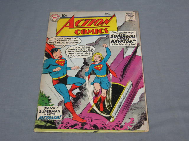 Vtg Action Comics #252 1st Origin Super Girl May 1959