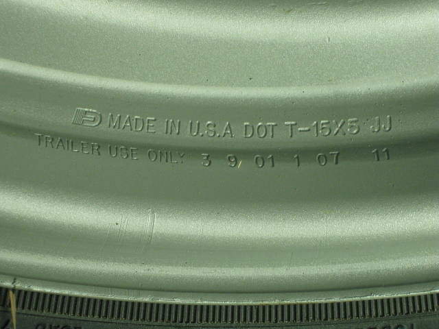 NEW Goodyear Integrity 205 75R15 Trailer Wheel Rim Tire 2