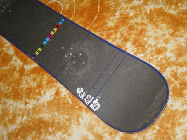 2007/2008 Burton Dominant 42 142cm Snowboard Board Used 2