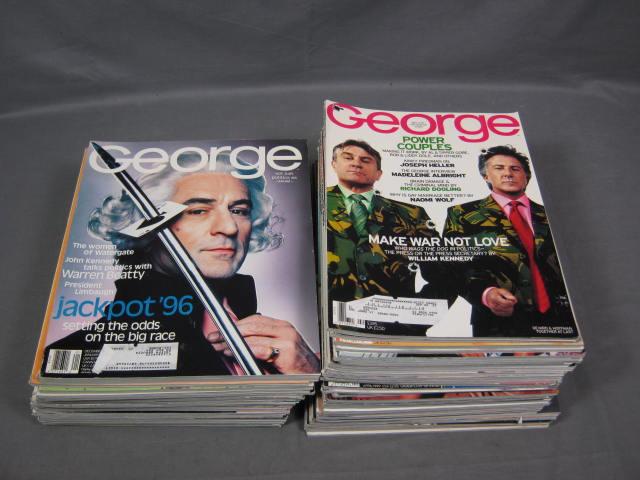 George Magazine Lot 55 Issues John F Kennedy Jr NR!