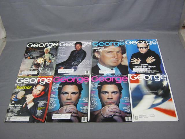 George Magazine Lot 55 Issues John F Kennedy Jr NR! 6