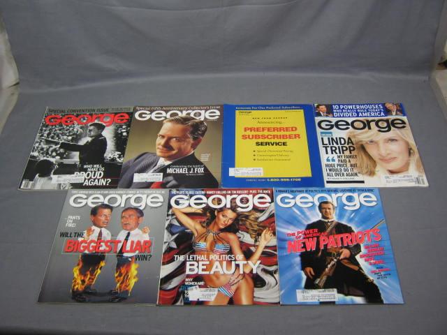 George Magazine Lot 55 Issues John F Kennedy Jr NR! 7