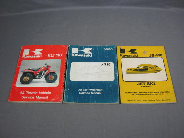 Kawasaki Jet Ski ATV Service Manual Lot SS/X-4/Xi + NR! 1