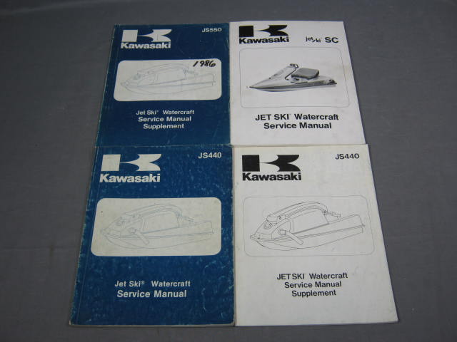Kawasaki Jet Ski ATV Service Manual Lot SS/X-4/Xi + NR! 2