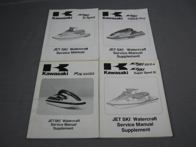 Kawasaki Jet Ski ATV Service Manual Lot SS/X-4/Xi + NR! 3