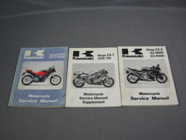 Kawasaki Motorcycle Manual Lot Vulcan Ninja + 1986-2003 2