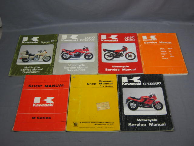 Kawasaki Shop Service Manual Lot KZ400 KZ650 SM-1 SM-2+ 3