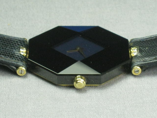 H. Stern Ladies Blue Sapphire Diamond 18k Gold Watch 750 IQ 2F Manaus 4