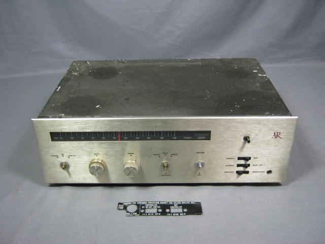 Vtg AR Acoustic Research Receiver Amp For Parts/Repair