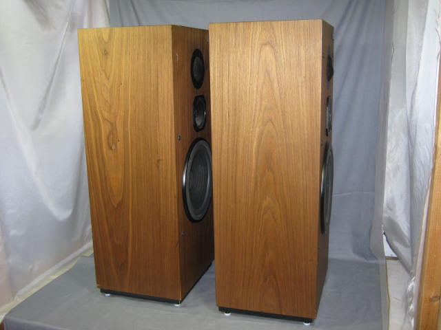 Vtg JBL Model L80T Floor Standing Stereo Speakers Pair 6