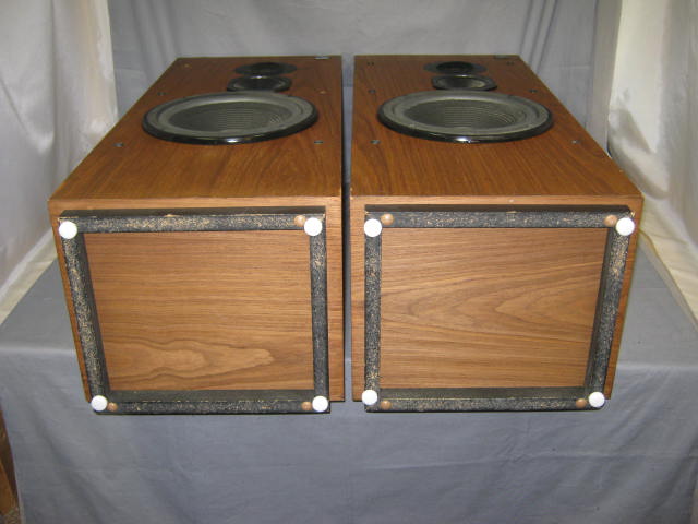 Vtg JBL Model L80T Floor Standing Stereo Speakers Pair 13