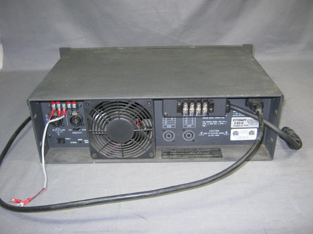 Crown CE1000 Power Amplifier Amp Neutrik Speakon Cables 4