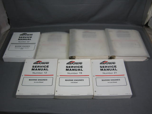 MerCruiser Service Manual Lot Diesel EDI 5 9 12 15 19 +