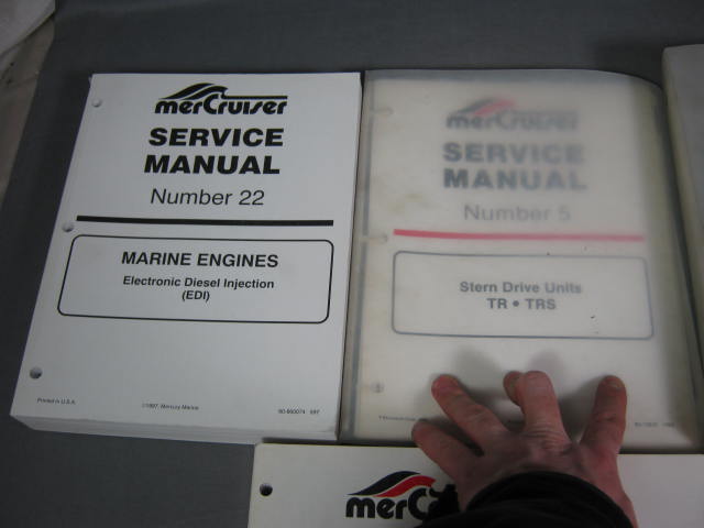MerCruiser Service Manual Lot Diesel EDI 5 9 12 15 19 + 2