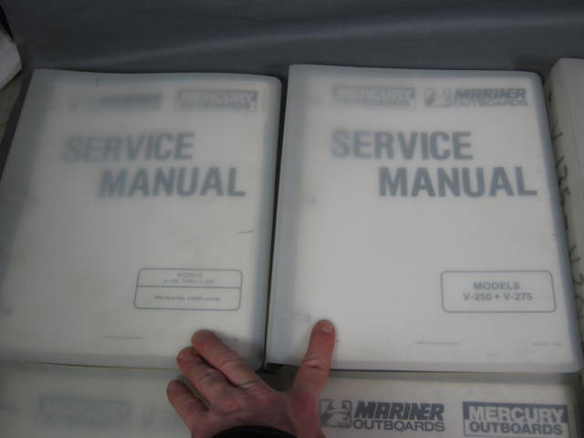 8 Mercury Mariner Outboard Service Manual Lot 1987-1991 3