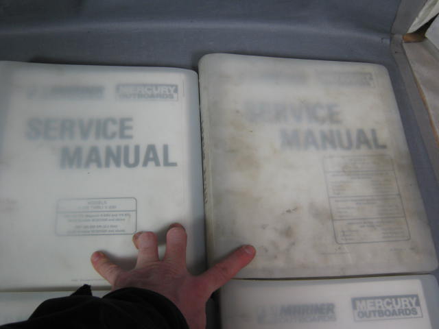 8 Mercury Mariner Outboard Service Manual Lot 1987-1991 4