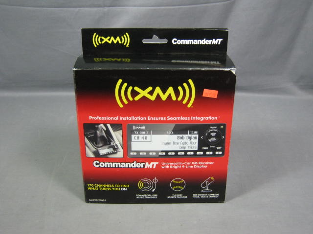 Audiovox XM Satellite Radio Commander MT XMRVRFM002 NR!