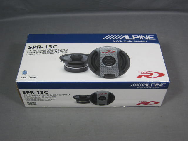 Alpine SPR-13C Coaxial 2-Way 270W 5.25" Speakers Type R