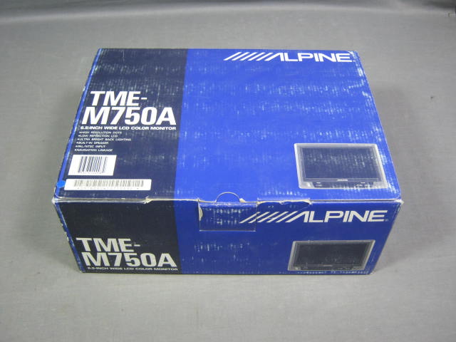 Alpine TME-M750A 6.5" Wide Car LCD Color Monitor Demo