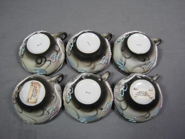 Vtg Dragonware Moriage Tea Set Teacups Saucers Plates 1