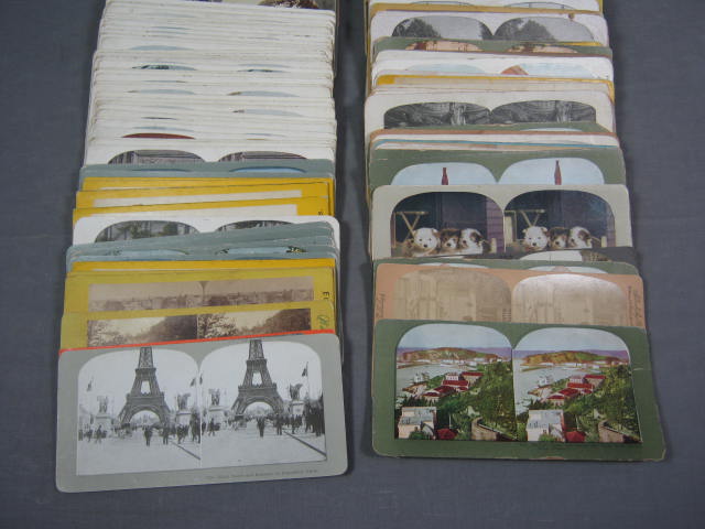 174 Antique Stereoview Stereoscope Cards Lot Keystone + 1