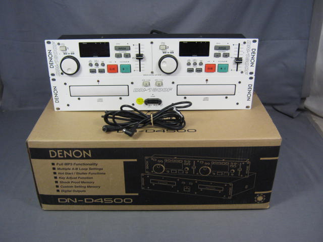 Denon DN1800F Dual Disc Rack Mount Pro DJ CD Player NR!